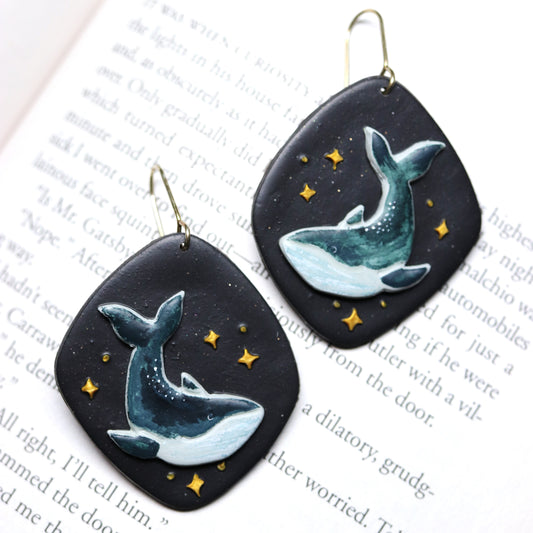 Elaine in Starry Night Whales