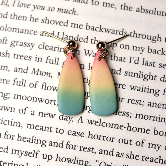 Mini Cimorene Earrings in Rainbow Gradiant
