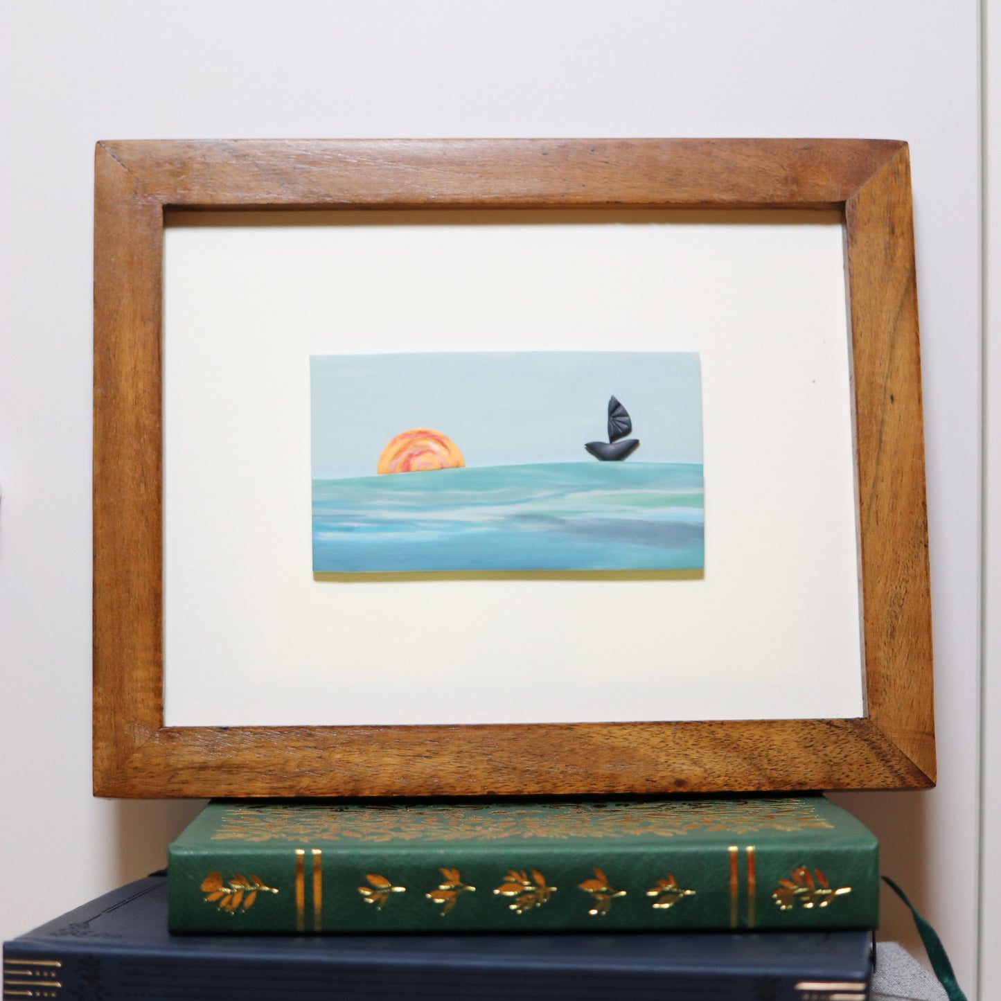 A Junk Boat on the Sea