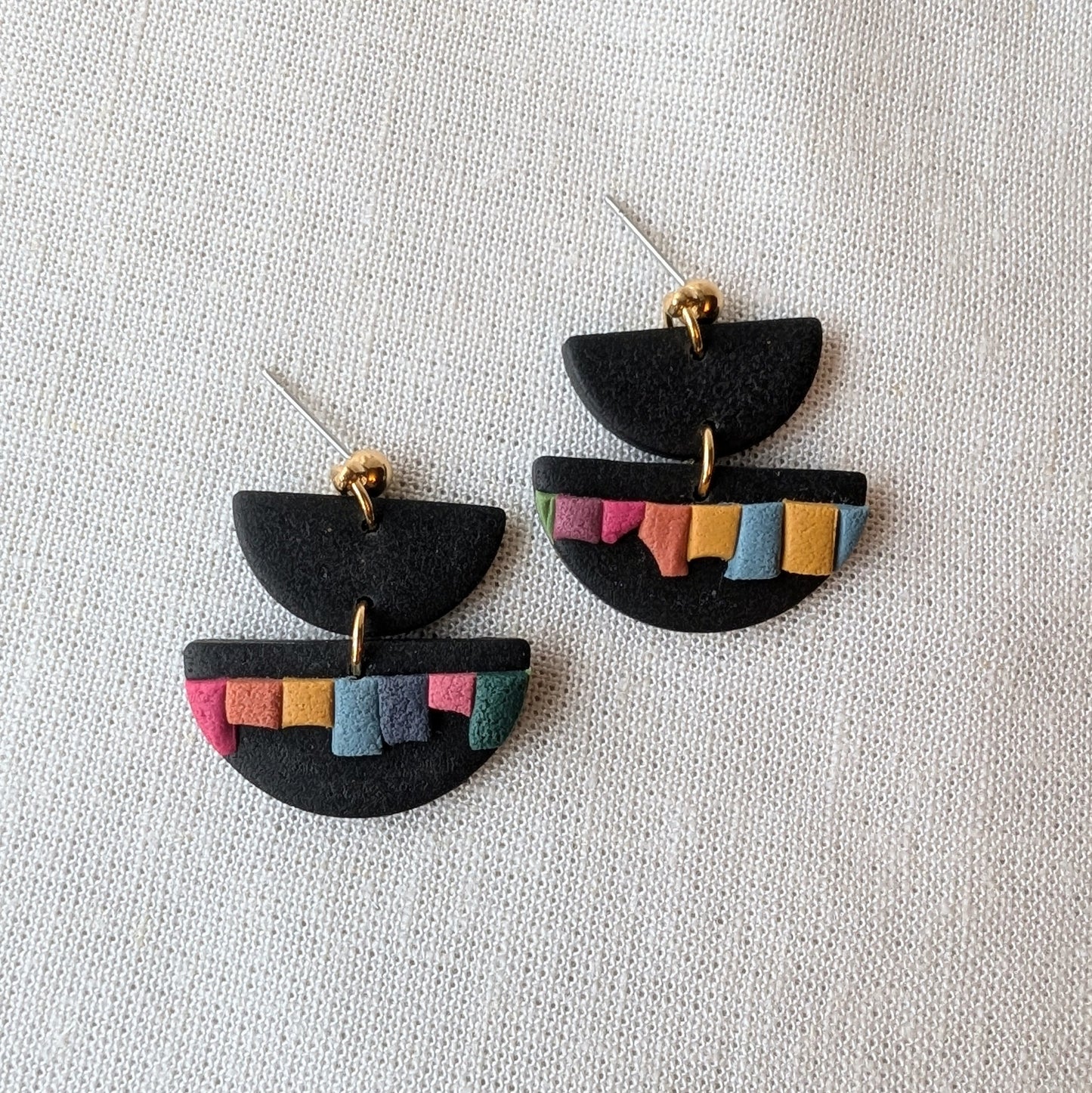 Egwene Earrings with Color Bars