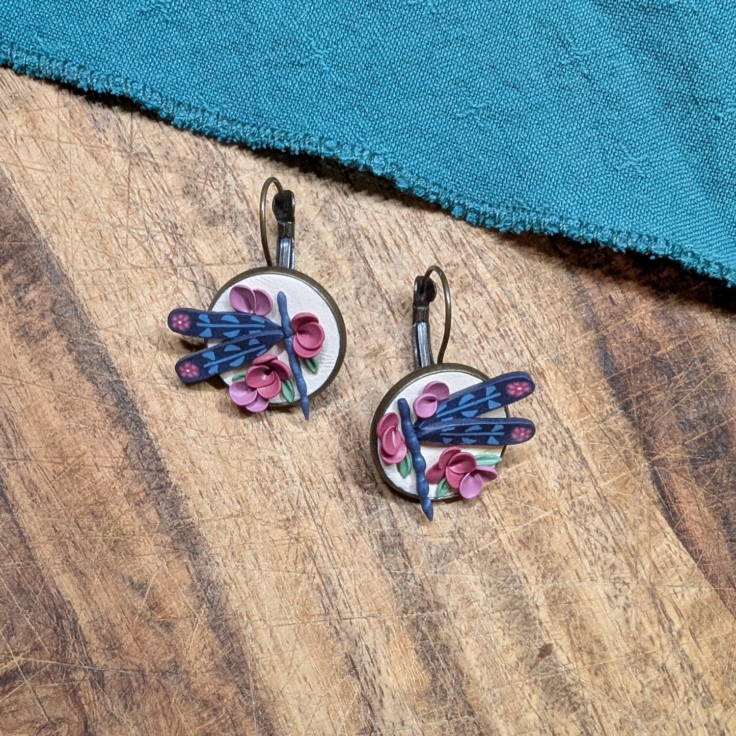 Jo Earrings in Folklore Dragonflies 02