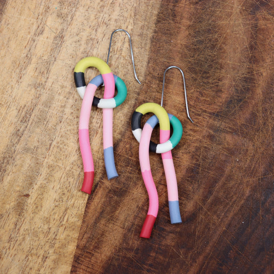 Knot Earrings - Bright & Bold