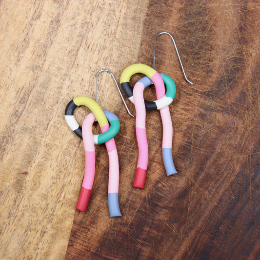 Knot Earrings - Bright & Bold