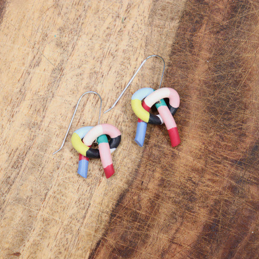 Mini Knot Earrings - Bright & Bold