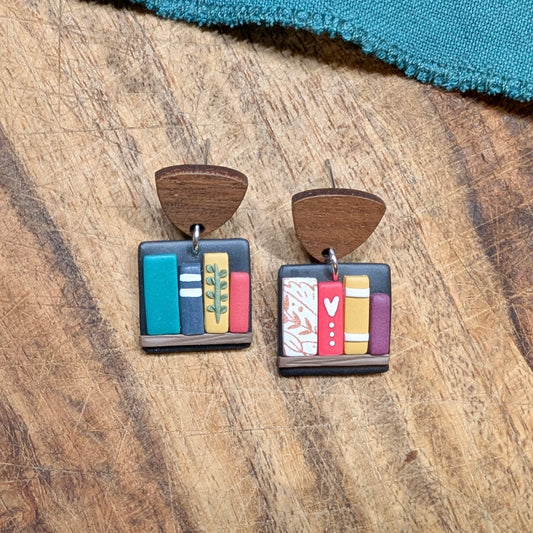 Square Book Nook Earrings 02
