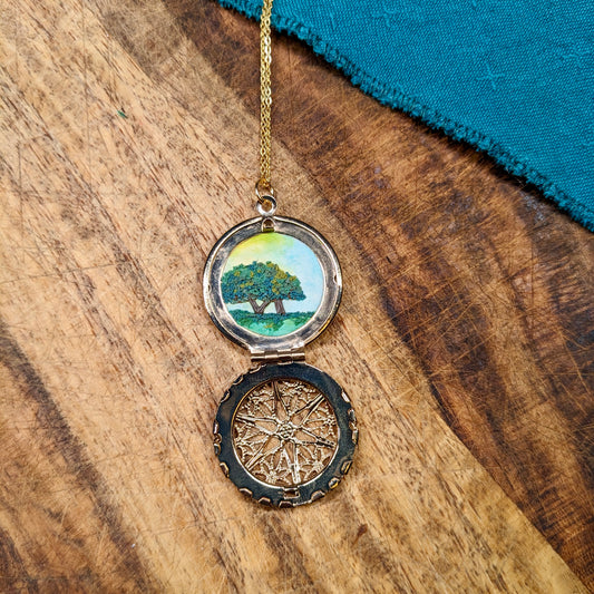 Jane Austen Landscape Locket