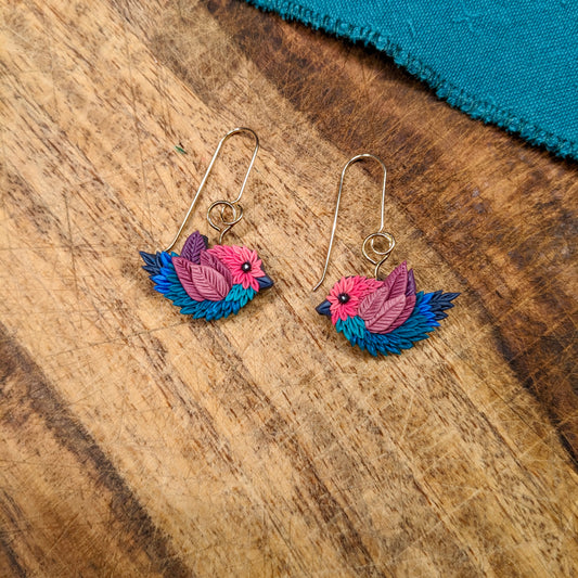 Tropical Chickadee Earrings