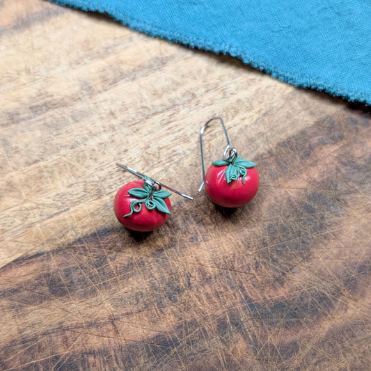 Tomato Earrings
