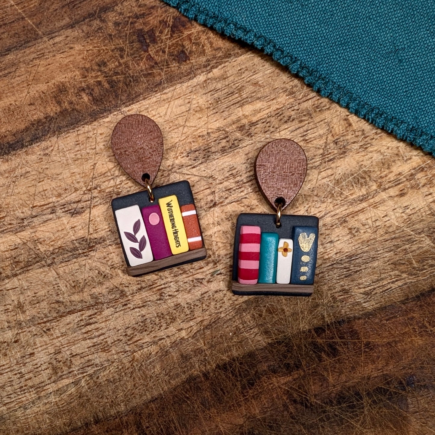 Wuthering Heights Book Nook Earrings