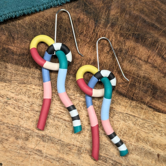 Knot Earrings - Bright & Bold