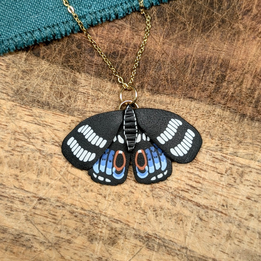 Black Swallowtail Butterfly Necklace