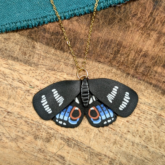 Black Swallowtail Butterfly Necklace
