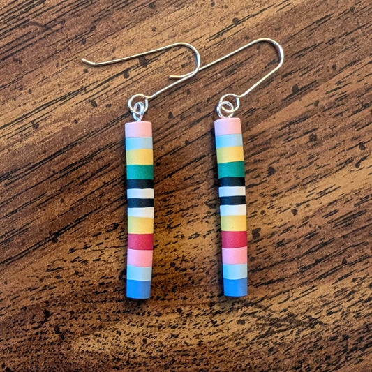 Minimal Striped Earrings