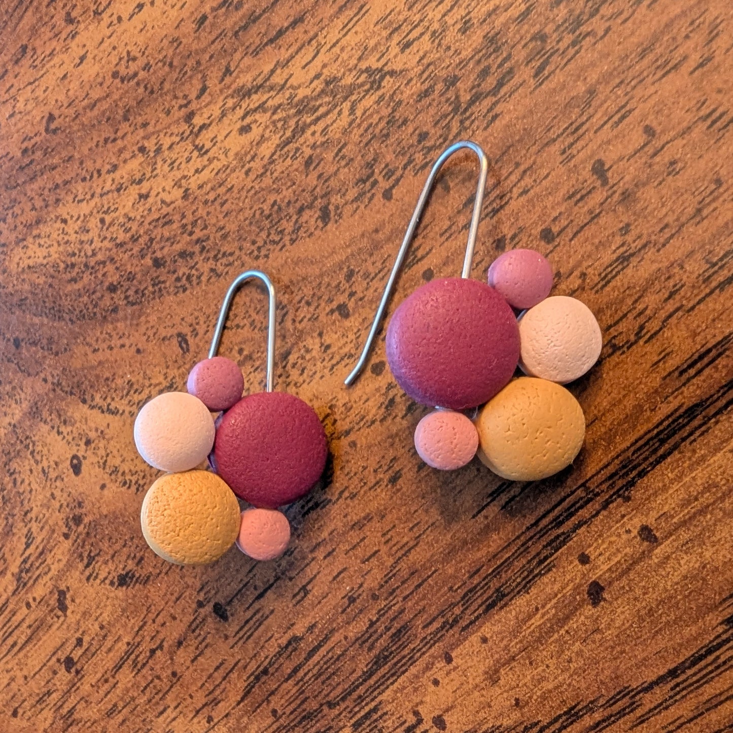 Pebble Cluster Earrings