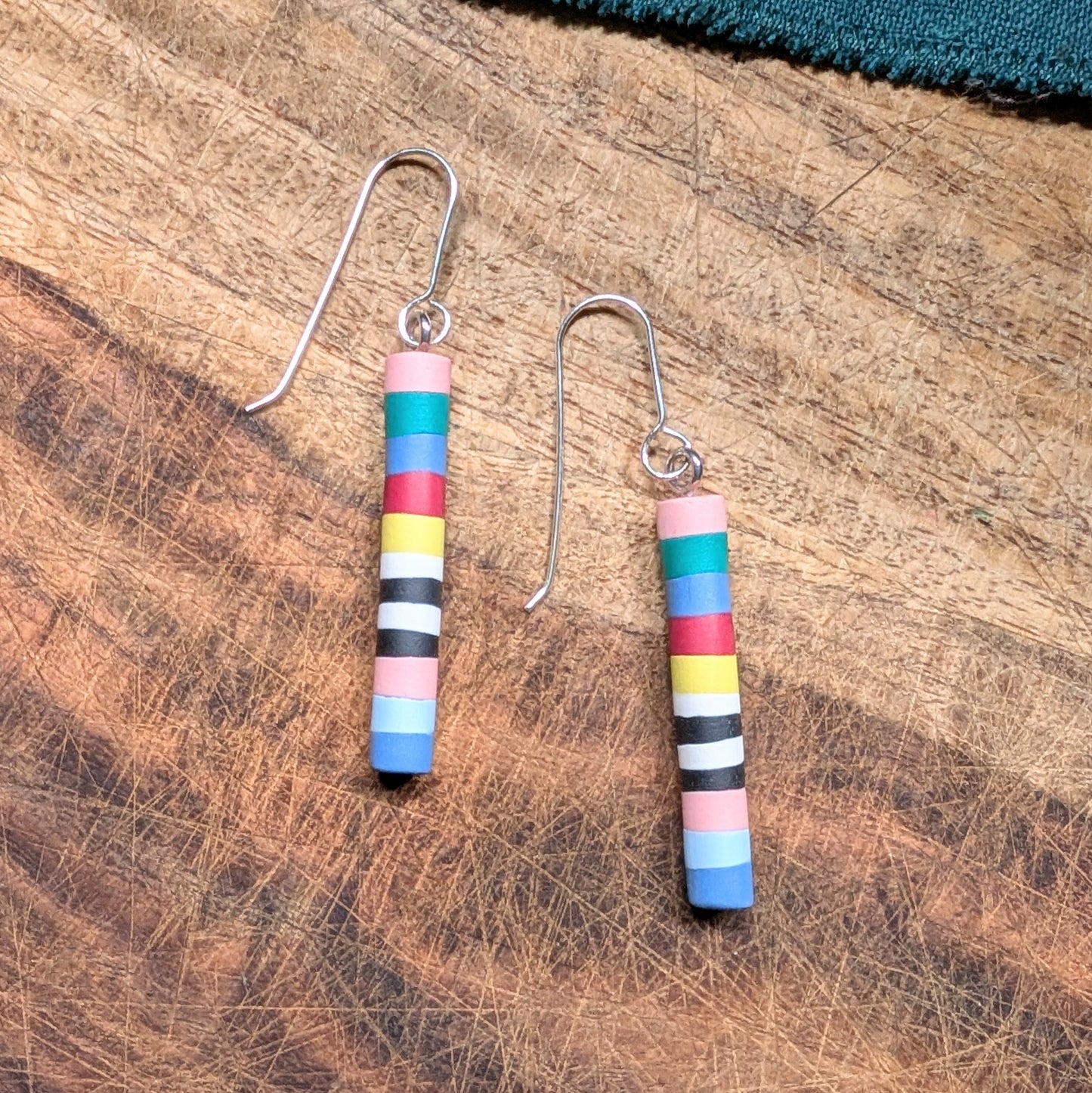 Minimal Striped Earrings