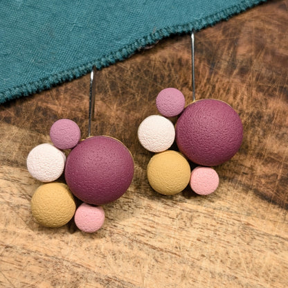 Pebble Cluster Earrings