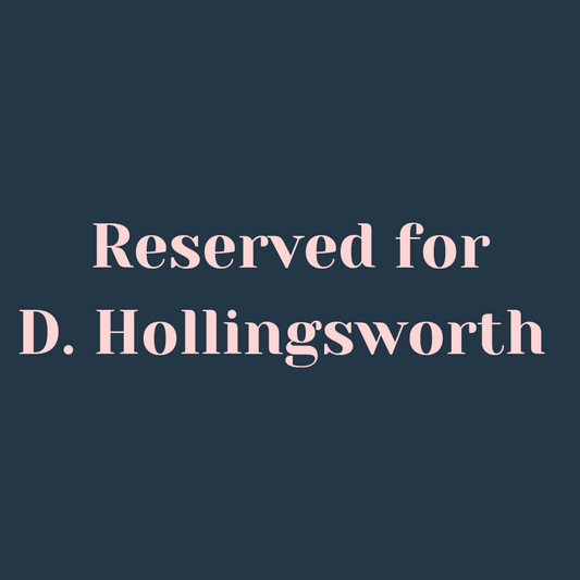 Reserved for D. Hollingsworth